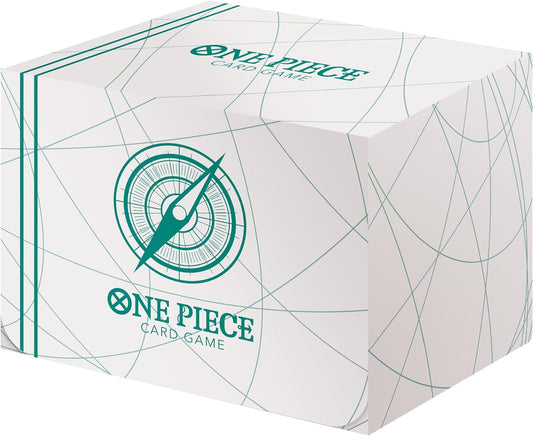 Front Cover of One Piece Card Game Official Card Case: Standard White. Image Source: Bandai Namco