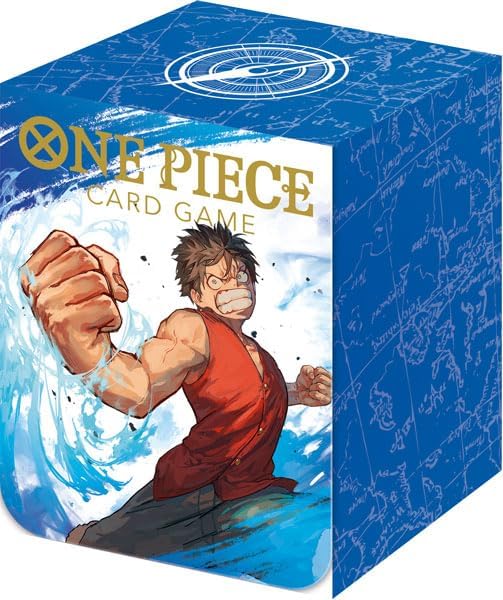 Front Cover of One Piece Card Game Official Card Case: Monkey D Luffy. Image Source: Bandai Namco